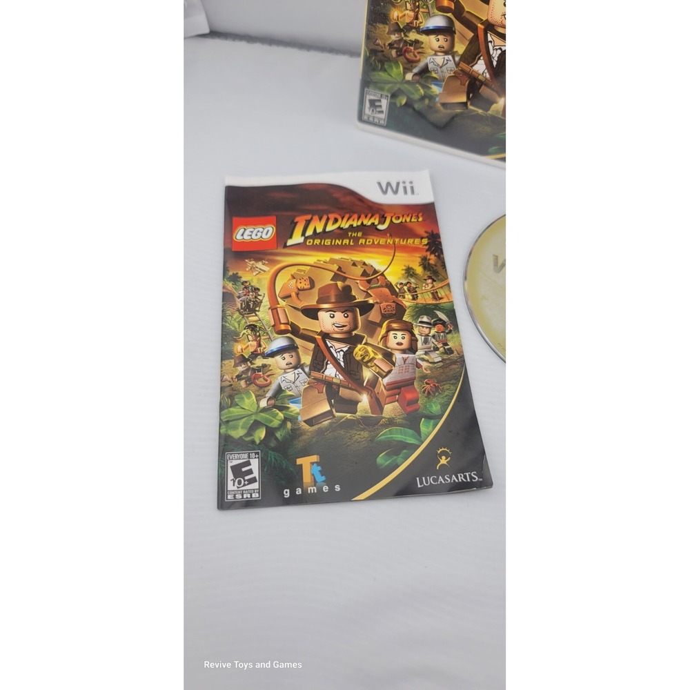 LEGO Indiana Jones The Original Adventures Nintendo Wii 2008 CIB Complete Tested - Picture 2 of 7